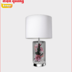 Đèn thủy tinh trang trí Điện Quang ĐQ DCL05PI WW ( thân hình trụ, hoa hồng, bóng LED, Warmwhite )