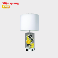 Đèn thủy tinh trang trí Điện Quang ĐQ DCL05Y WW ( thân hình trụ, hoa hồng vàng, bóng LED, Warmwhite )