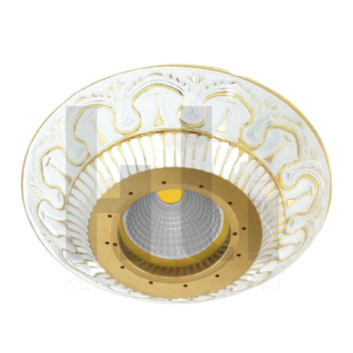 Đèn Downlight cổ điển mạ vàng Crystal De Luxe FD1020R - Sự kết hợp hoàn hảo của sang trọng và hiện đại
