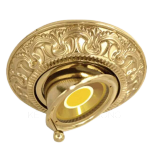 Đèn Spotlight cổ điển mạ vàng Round Swivel & Tilt FD1038R - Sự hòa quyện hoàn hảo giữa phong cách cổ điển và hiện đại