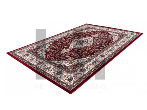 Gợi ý thảm sofa hoa văn cổ điển Isfahan 740 đỏ